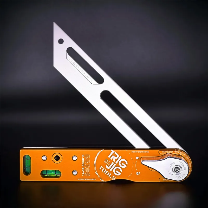 TrigJig BB200 Sliding Bevel fire / Zwaaihaak 200 mm, oranje - Scherpe prijs